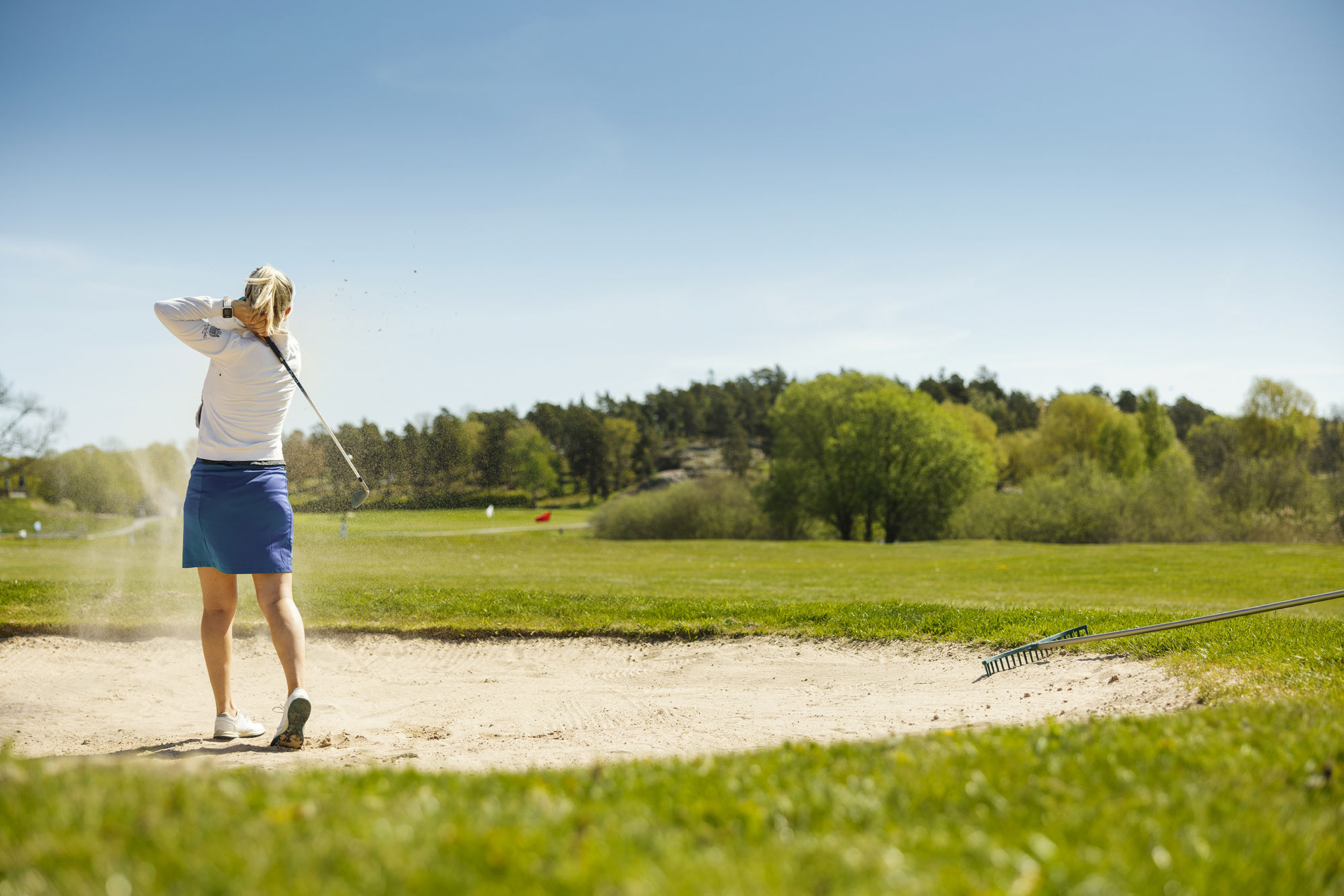 Fin golfbana på Värmdö